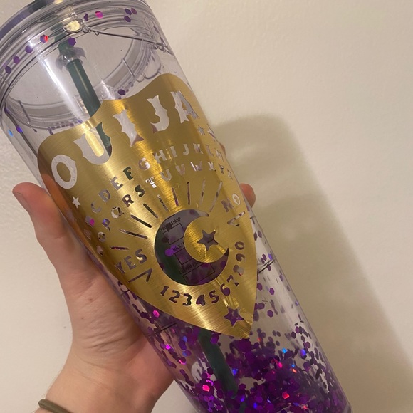 Custom ouija board Starbucks tumbler - Picture 2 of 2